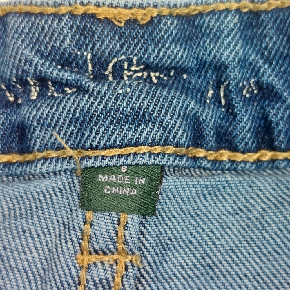 WILD FABLE JEANS WOMEN'S BLUE HIGHRISE STRAIGHT ANKLE DENIM PANTS SIZE 6 - Picture 5 of 8
